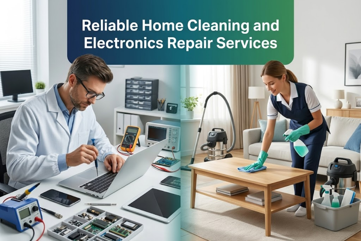 Reliable Home Cleaning and Electronics Repair Services