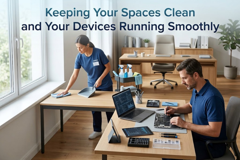 Keeping Your Spaces Clean and Your Devices Running Smoothly